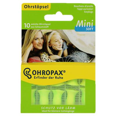 德国OHROPAX耳塞 mini噪音睡眠超级隔音学生宿舍用睡觉防呼噜神器