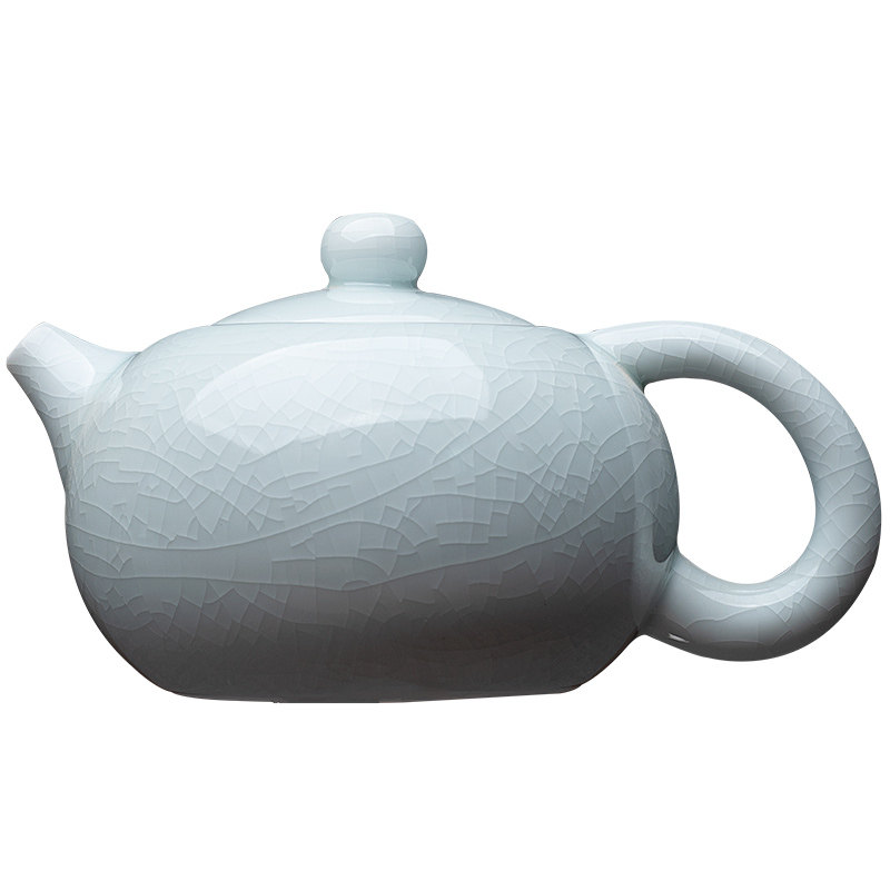 家用汝窑茶壶单壶陶瓷西施壶复古小泡茶壶一人用茶壶2026新款茶壶