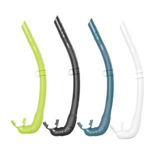 湿式呼吸管自由潜水浮潜硅胶可折叠湿式管渔猎软管深潜训练呼吸器