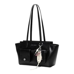 JTB星球框框包小号.通勤托特包2026新款大容量挎包软皮女包单肩包