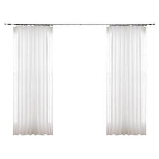 窗帘纱帘透光不透人飘窗阳台客厅卧室隔断半遮光白色纱幔加厚窗纱