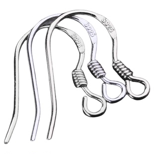 正品s925纯银耳钩耳环配件DIY饰品手工制作材料耳坠耳勾耳饰品