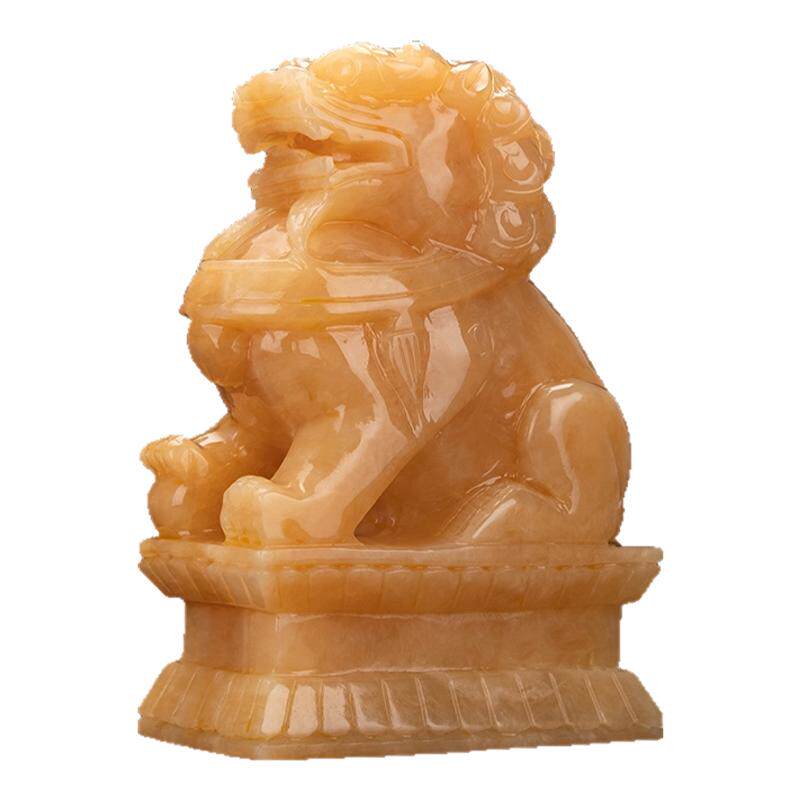 天然玉石摆件玄关中式装饰品