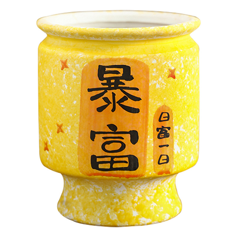 陶瓷花盆现代简约新年喜庆蝴蝶兰