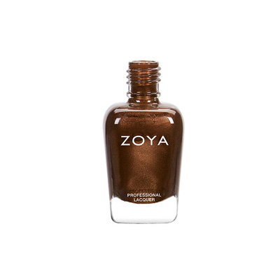 ZOYA指甲油秋冬偏光摩卡古铜棕色