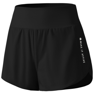 361运动短裤女夏季后腰口袋高腰提臀三分防走光瑜伽健身跑步短裤