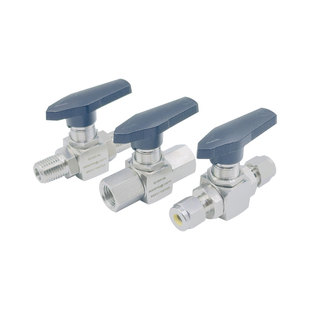 316L不锈钢卡套球阀直通内外丝高压Bv截止阀气体管路开关1/4上海