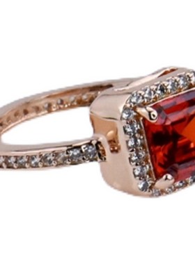 新款锆石镀金大气优雅项链耳钉