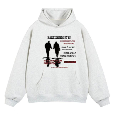 美式复古卫衣女重磅情侣装上衣