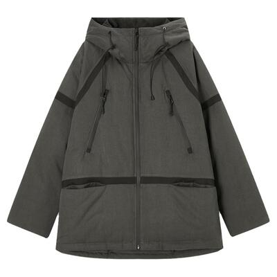 商场同款流石男装天丝短款羽绒服