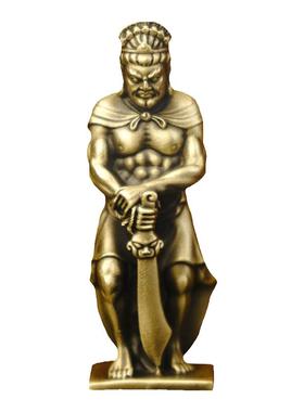 黄铜不动明王佛像摆件