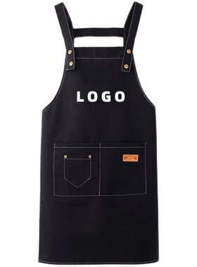 定制LOGO印字加肥加大新款围裙