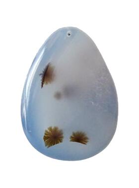 天然玛瑙吊坠挂件项链水滴