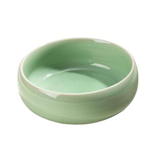 陶瓷笔洗缸洗砚台池墨盘毛笔筒毛笔盘瓷盘洗墨缸毛笔搁文房四宝墨碟毛笔国画笔架书法专用洗墨毛笔缸三件套