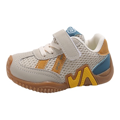 儿童拼色德训鞋透气软底