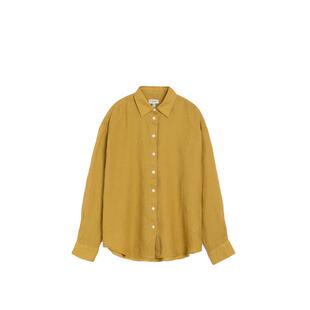 【亚麻】CLUB MONACO女装简约经典款翻领休闲长袖衬衫