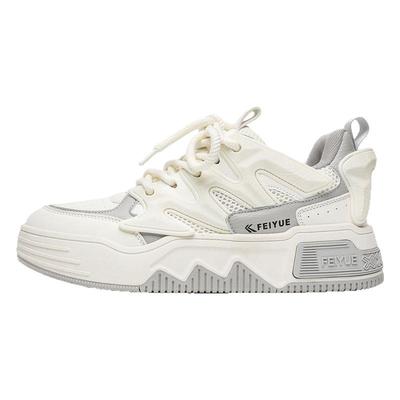 飞跃板鞋男鞋国潮小众厚底小白鞋新款运动鞋轻便潮流百搭休闲鞋子