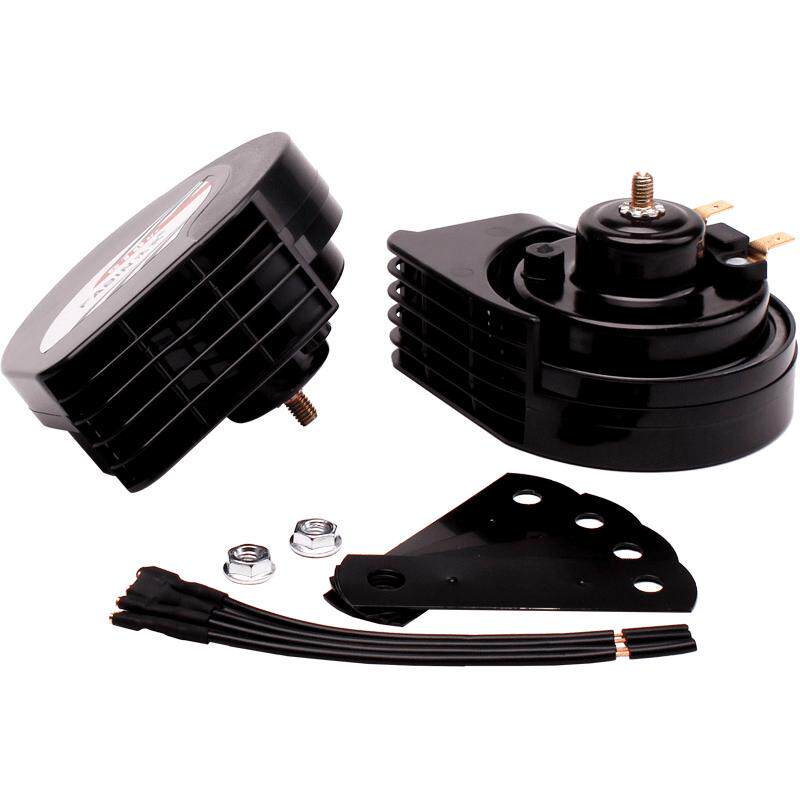 法宾汽车蜗牛喇叭12v超响防水超薄汽车鸣笛电喇叭双音摩托车喇叭