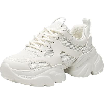 老爹鞋休闲运动平底高跟