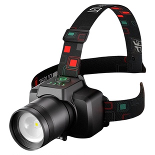 浦尔曼2025新款强光头灯头戴式超亮手电筒户外超长续航100小时