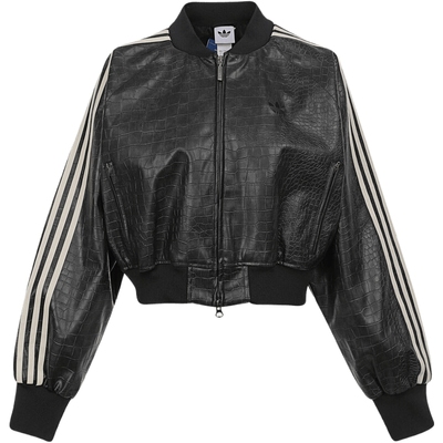 滔搏adidas阿迪达斯三叶草女子SST PLTHR运动健身夹克外套KE5035