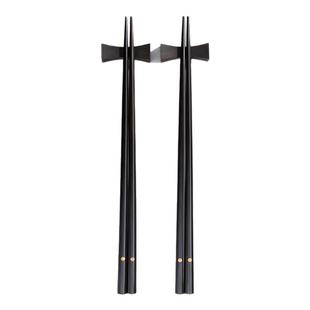 吉洛雅日式家用高档尖头手工天然紫光檀实木一人一筷抗菌防霉筷子