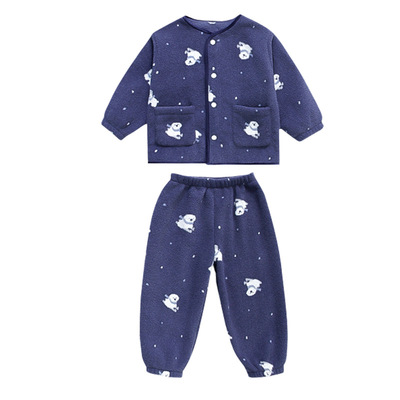 2025年冬季新款男童家居服套装