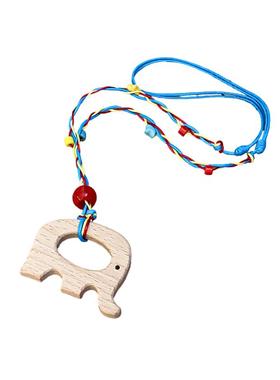 多巴胺可爱小熊小象挂绳项链小众设计独特新款毛衣链女百搭配饰