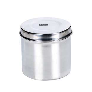 不锈钢油膏罐棉花缸罐酒精缸碘伏棉整形美容院罐瓶大中小号