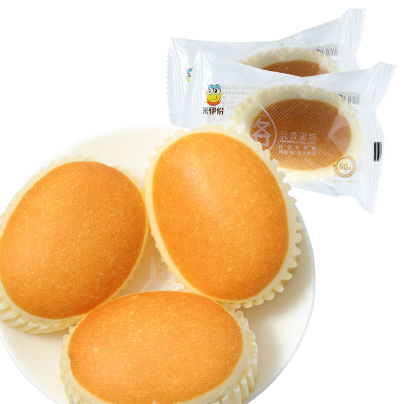 来伊份烙乳香蛋糕500g松软糕点心