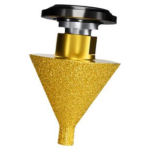 蓝胜金刚石倒角器大理石开孔器瓷砖打孔钻头角磨机锥形磨头扩孔器