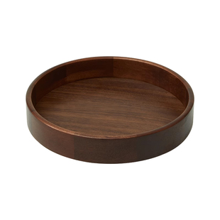 实木化妆品收纳盒旋转实木桌面梳妆台护肤品置物架箱香水口红托盘