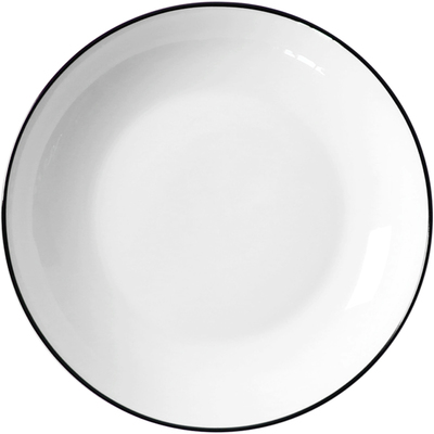 【10个装】盘子陶瓷北欧风白色