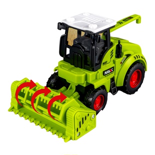 儿童农夫车播种收割机玩具宝宝仿真拖拉机模型小麦农用运输车新款