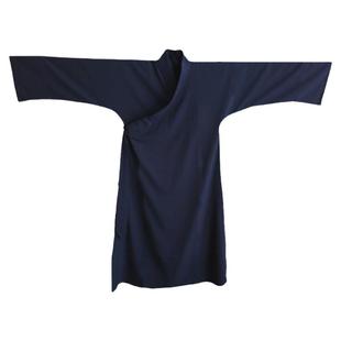 道家道服长袍套装法衣道士用品衣服道袍斜襟三清领长褂太极练功服