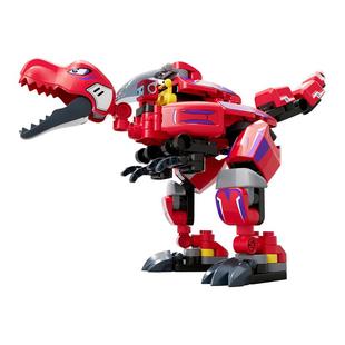 百变布鲁可超变恐龙拼插积木儿童益智拼搭玩具