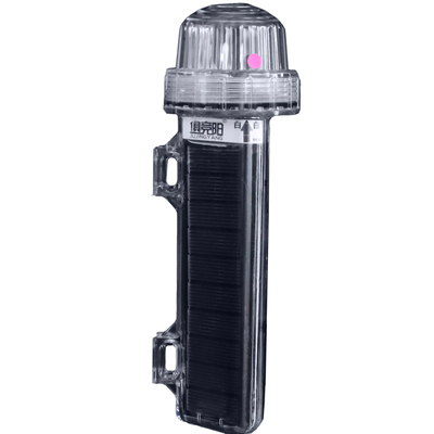 太阳能夜间警示常亮三角网标灯