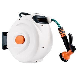 凌匠20米自动收管水管架别墅洗车水枪冲洗浇花园林工具卷管器30米