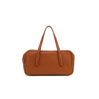 此溯手工缝制头层植鞣牛皮包