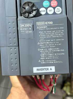 【议价-可维修】 Mitsubishi 变频器 FR-E720-1.5K 220V 1.5KW 工