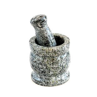 天然青石捣蒜器家用石臼大蒜臼子压蒜器蒜泥器捣药罐捣碎器研磨器