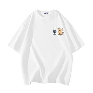 NASA STUSY美式高街2026新款夏装男款上衣服情侣潮牌男士短袖T恤