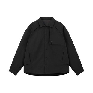 凯施迪短款翻领羽绒服男秋冬新品潮牌微宽休闲白鸭绒保暖外套男士