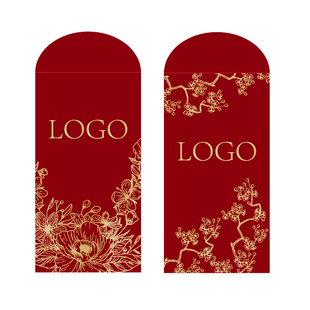 2026新款古风无字通用红包定制logo高档随份子回礼送礼烫金利是封