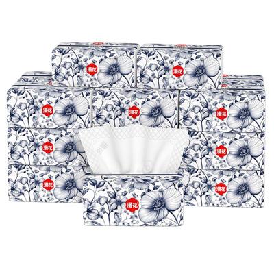 漫花400张大包悬挂式抽纸整箱批