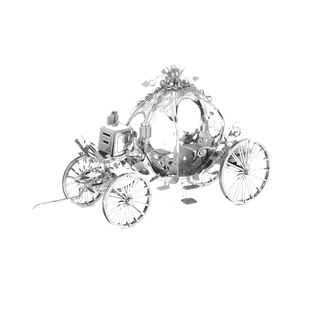 钢模像 3D免胶立体金属拼装不锈钢拼图模型游乐园 公主车马车礼物