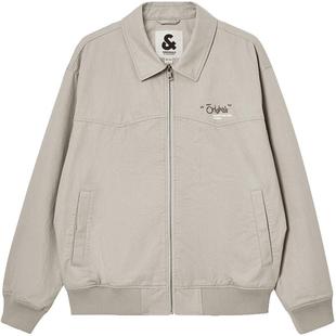 杰克琼斯男装夹克 外套男春季仿蜡染圣达菲水洗宽松翻领男款春