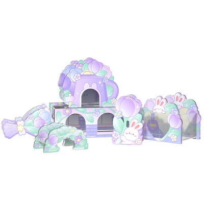 宠尚天仓鼠躲避屋造景全套