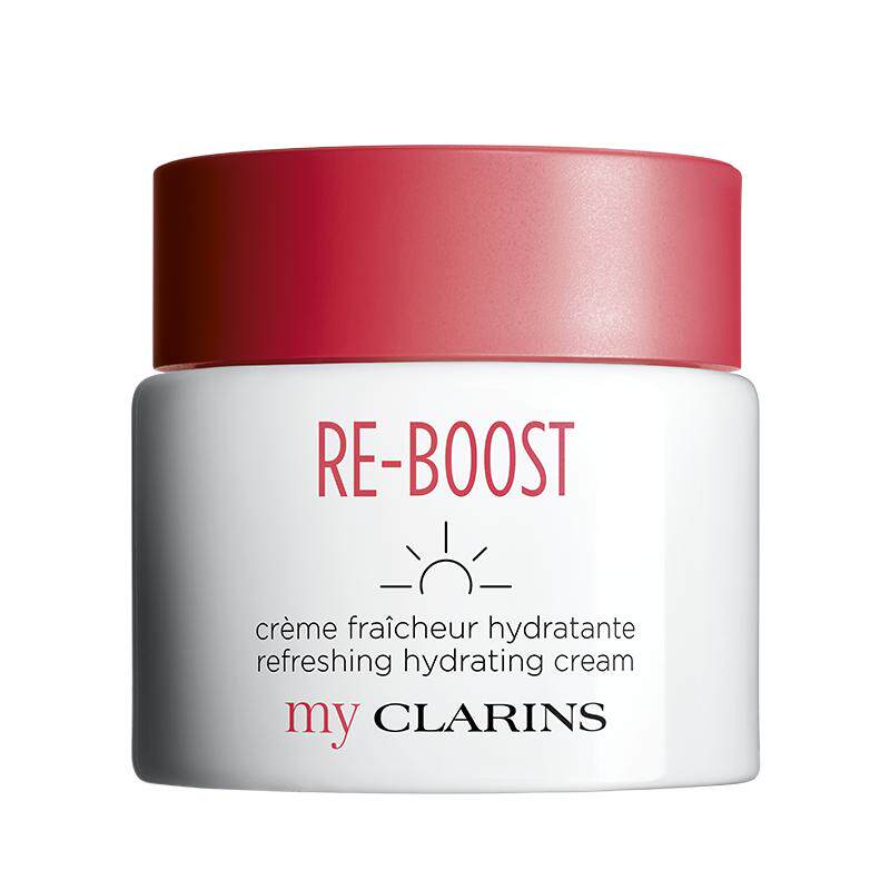 myCLARINS小娇韵诗O椰面霜保湿补水滋润清爽多肤质乳液感日晚霜