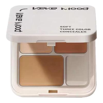 三色遮瑕膏盘液提亮强力女巨遮盖